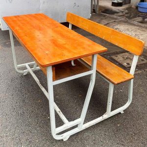 Bộ Bàn Ghế Học Sinh Ghế Liền Bàn Cũ