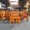 Bộ Salon Louis Tay 12 Hoàng Gia 6 Món Mới 99% (Nhiều Màu)