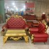 Bộ Sofa Hoàng Gia 3 Món Cũ 2m Sang Trọng