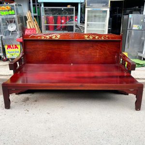 Ghế Trường Kỷ Gỗ Tự Nhiên Cũ Gấp Thành Giường 1m