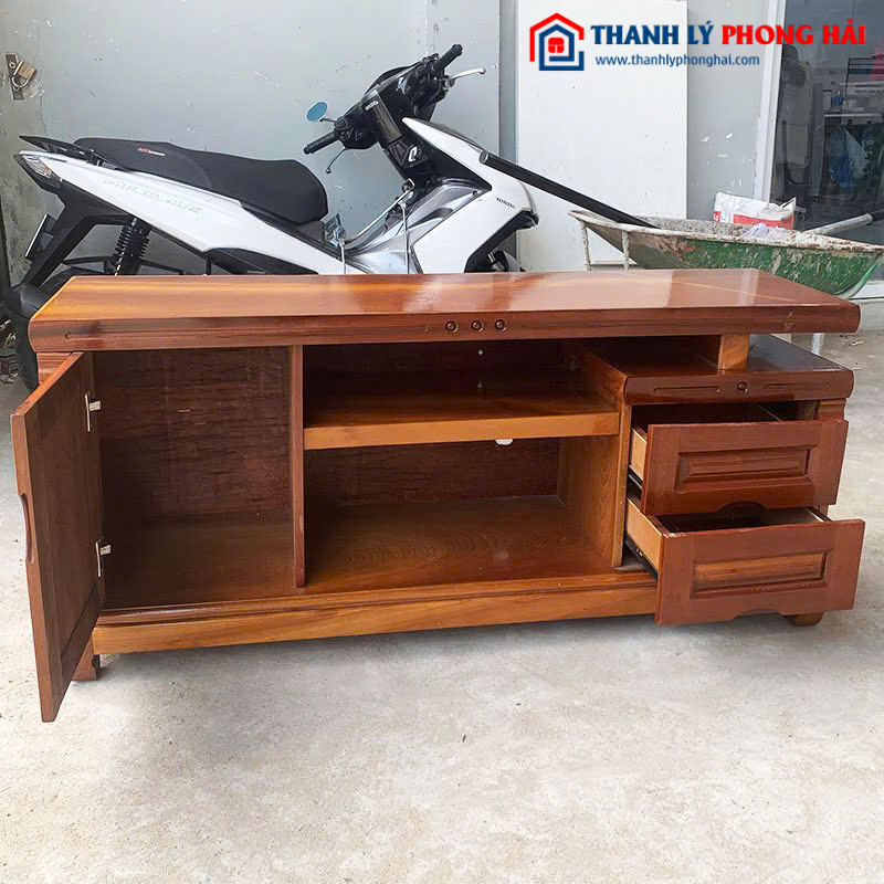 Kệ Tivi Cũ Gỗ Tự Nhiên