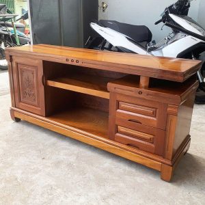 Kệ Tivi Cũ Gỗ Tự Nhiên