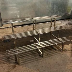 Kệ Trưng Bày Inox Cũ 3 Tầng