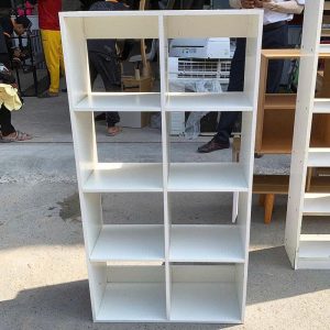 Kệ Trưng Bày Ô Vuông 60cm Gỗ Công Nghiệp Cũ