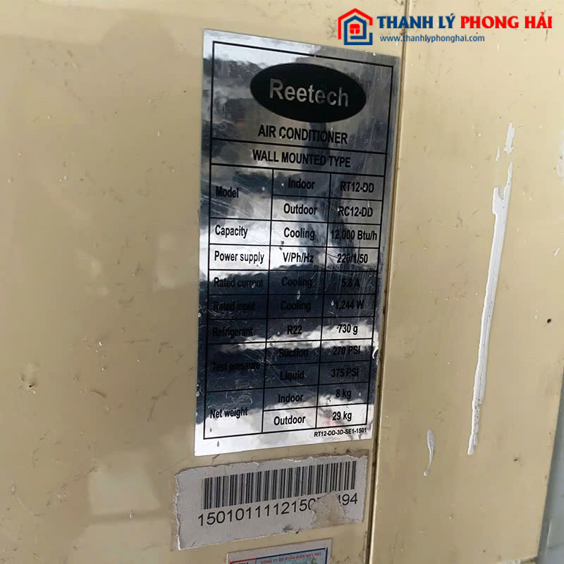 Máy Lạnh Cũ Reetech 1.5HP