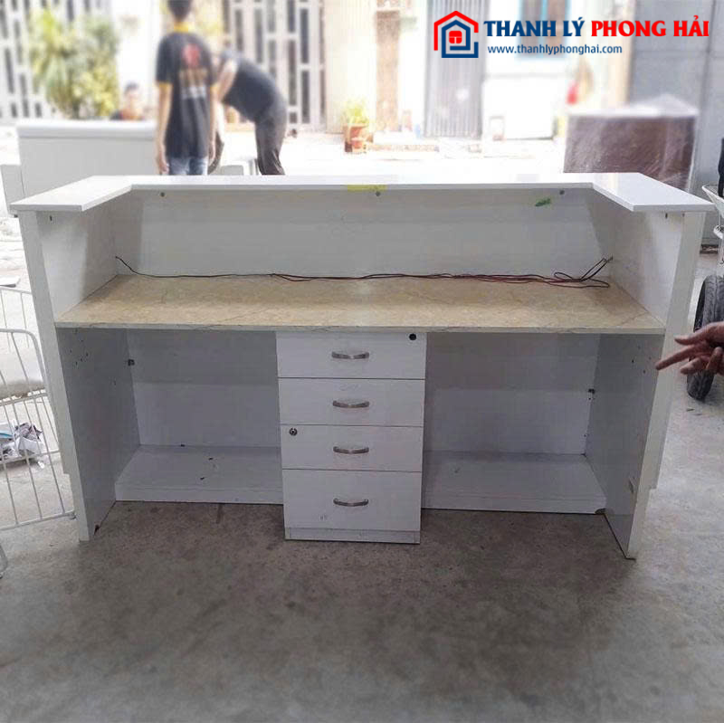 Quầy Lễ Tân Cũ Gỗ MDF 1m85