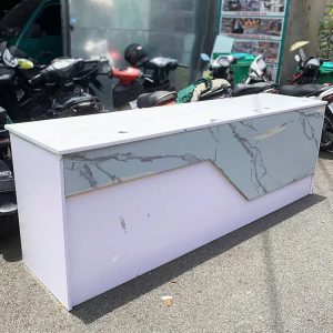 Quầy Lễ Tân Cũ Họa Tiết Vân Đá