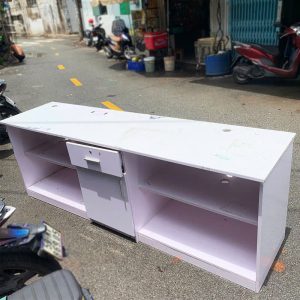 Quầy Lễ Tân Cũ Họa Tiết Vân Đá