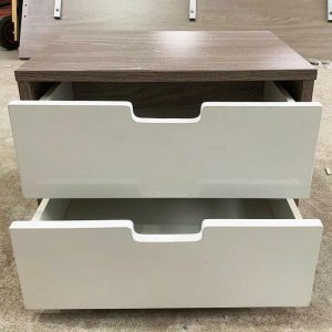 Tab Đầu Giường 2 Ngăn Cũ Hiện Đại 50cm