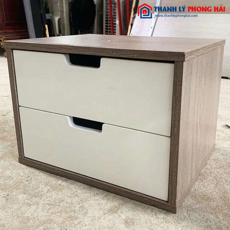 Tab Đầu Giường 2 Ngăn Cũ Hiện Đại 50cm