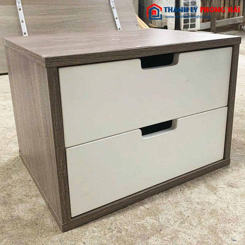 Tab Đầu Giường 2 Ngăn Cũ Hiện Đại 50cm