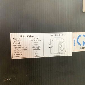 Tủ Đông Đứng Alaska Cũ IF-25 250 Lít