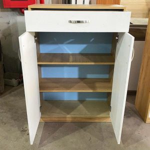 Tủ Giày Dép 2 Cánh Cũ Kèm 1 Hộc Kéo 80cm