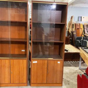 Tủ Hồ Sơ Cũ 80cm Kính Cửa Lùa