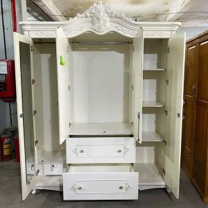 Tủ Quần Áo 4 Cánh Hoàng Gia Cũ Phong Cách Châu Âu