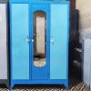 Tủ Quần Áo Sắt 3 Cánh Kèm Gương Đẹp Mới 99% (Nhiều Màu)