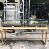 Tủ Trưng Bày Trang Sức Cũ 1m78 Khung Sắt Mặt Kính