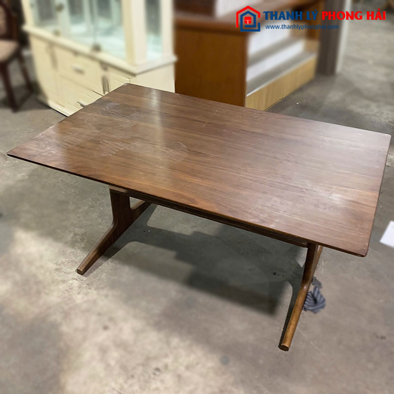Bàn Ăn Gỗ Óc Chó Cũ 1m3
