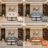 Bàn Ghế Sofa Camell Go Kèm Đôn Mới 99% (Nhiều Màu)