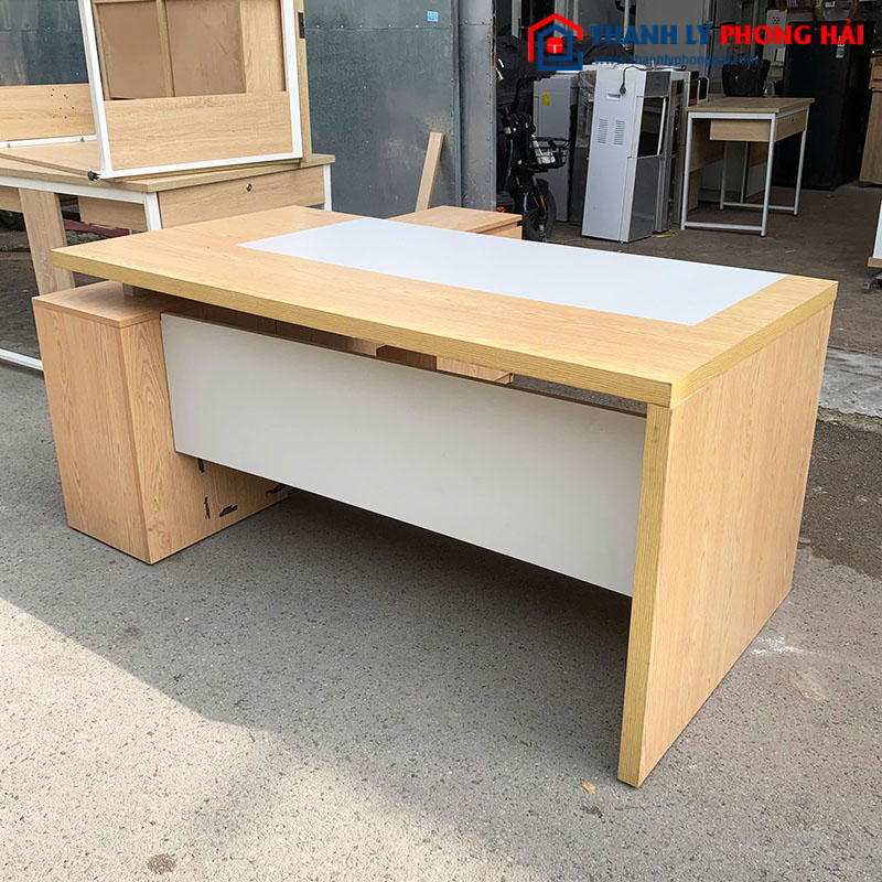 Bàn Giám Đốc 1m6 Gỗ Công Nghiệp Cũ