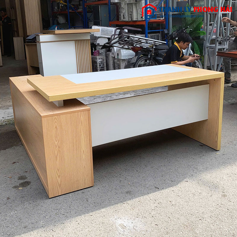 Bàn Giám Đốc 1m6 Gỗ Công Nghiệp Cũ