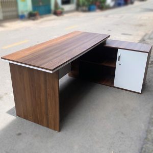 Bàn Giám Đốc Góc L 1m6 Gỗ Công Nghiệp Cũ