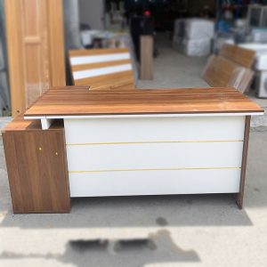 Bàn Giám Đốc Góc L 1m6 Gỗ Công Nghiệp Cũ