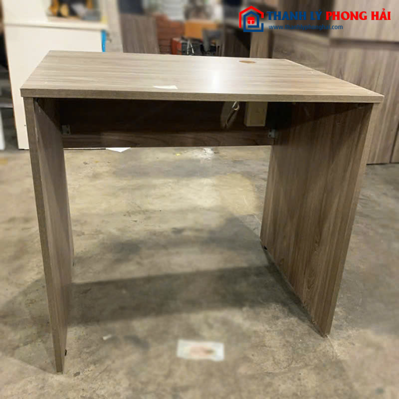 Bàn Làm Việc Gỗ Công Nghiệp 80cm Màu Xám Cũ