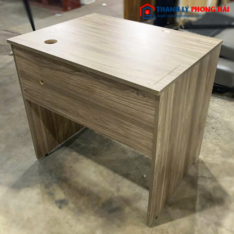 Bàn Làm Việc Gỗ Công Nghiệp 80cm Màu Xám Cũ