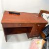 Bàn Làm Việc Gỗ MDF Cũ Kèm Hộc Tủ Hồ Sơ