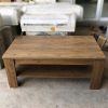 Bàn Sofa Có Kệ Gỗ Tự Nhiên 1m2 Cũ