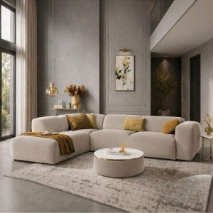 Bộ Bàn Ghế Sofa Dunhill Bọc Vải Mới 99% (Nhiều Màu)