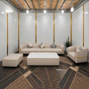 Bộ Sofa Da Fila Kèm Bàn Trà Và Đôn Mới 99% (Nhiều Màu)