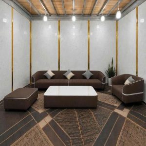 Bộ Sofa Da Fila Kèm Bàn Trà Và Đôn Mới 99% (Nhiều Màu)