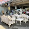 Bộ Sofa Tân Cổ Điển Bọc Vải Hoa Cũ