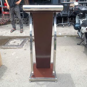 Bục Phát Biểu Khung Kim Loại Cũ