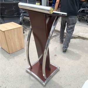 Bục Phát Biểu Khung Kim Loại Cũ