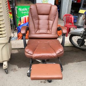 Ghế Giám Đốc Bọc Da Có Gác Chân Cũ