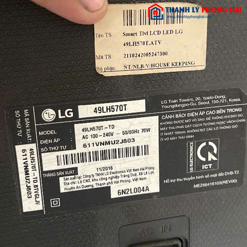 Smart Tivi LG Cũ 49 Inch