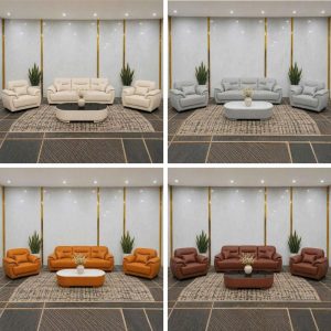 Thanh Lý Bộ Sofa Da Puma 4 Món Mới 99%