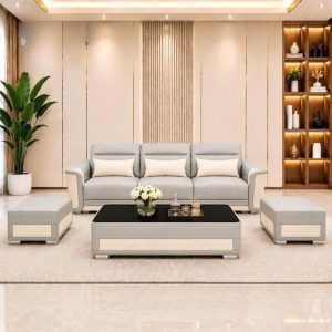 Thanh Lý Bộ Sofa Toshiba Bọc Da Mới 99% (Nhiều Màu)