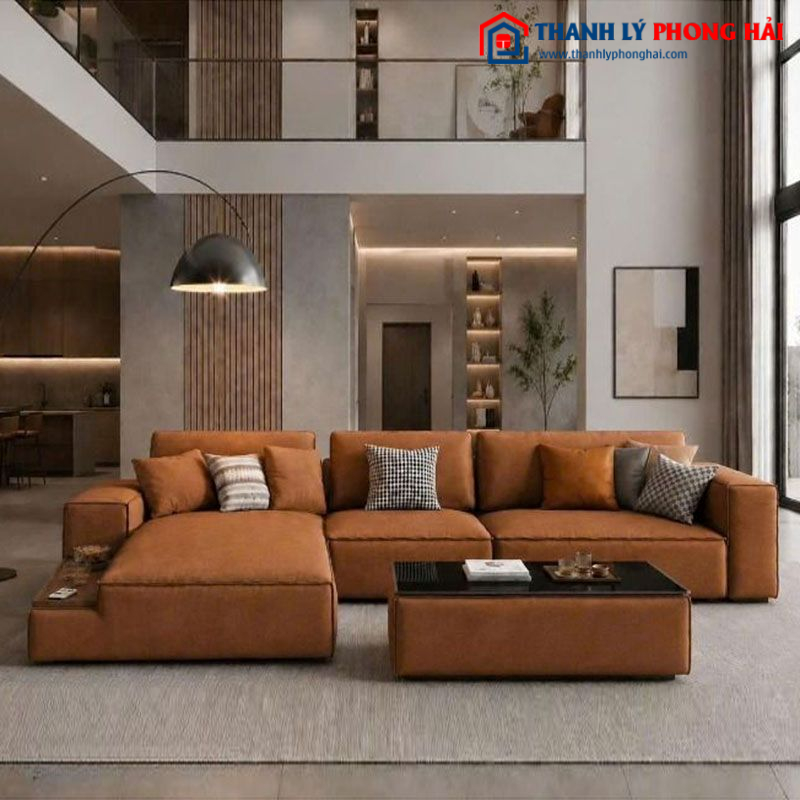 Thanh Lý Sofa Samsung Góc L Bọc Da Mới 99% (Nhiều Màu)