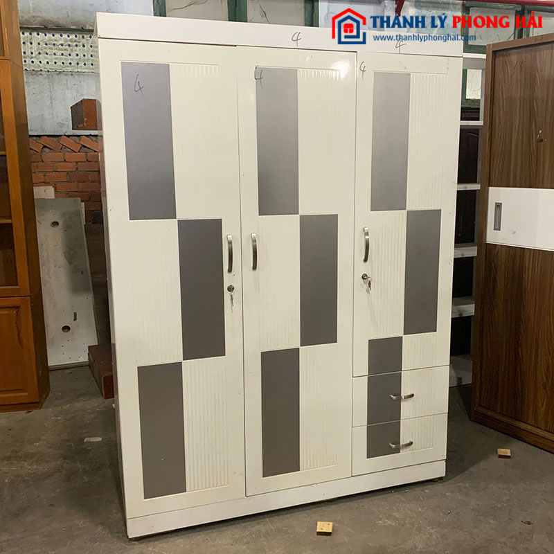 Tủ Áo Cũ 3 Cánh Cũ Nhiều Ngăn