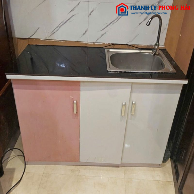 Tủ Bếp Dưới Kèm Bồn Rửa Chén Cũ