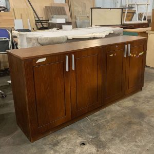 Tủ Hồ Sơ 4 Cánh Gỗ Công Nghiệp 1m75 Cũ