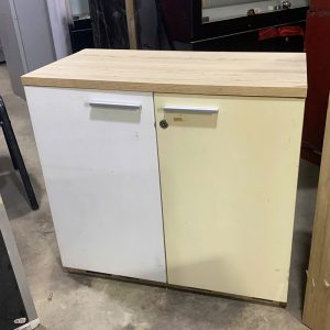 Tủ Hồ Sơ Gỗ Công Nghiệp 2 Cánh Cũ