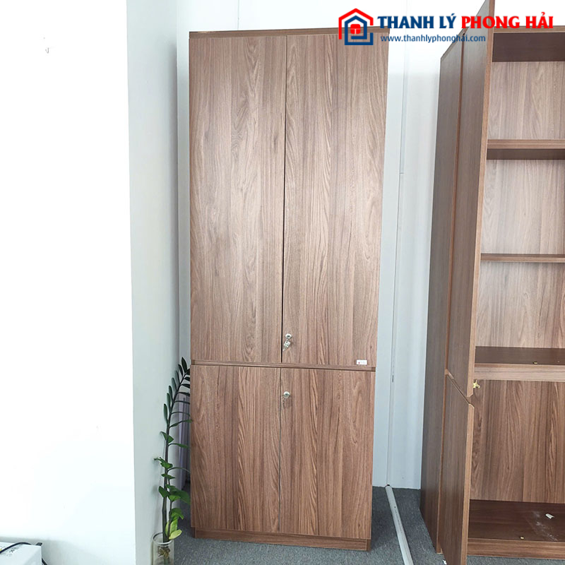 Tủ Hồ Sơ Gỗ Công Nghiệp 4 Cánh Cũ