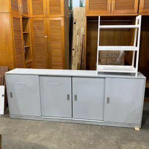 Tủ Hồ Sơ Sắt Cửa Lùa 2m4 Cũ