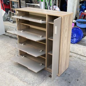 Tủ Kệ Giày Gỗ Công Nghiệp 1m05 Cũ