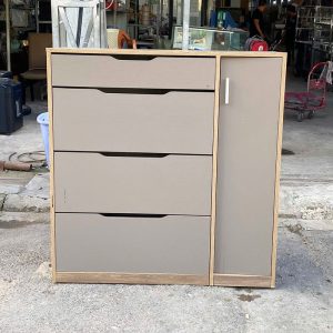 Tủ Kệ Giày Gỗ Công Nghiệp 1m05 Cũ